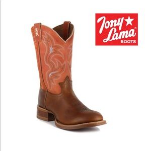 Mens NEW Tony Lama Cowboy boots size 13 brown